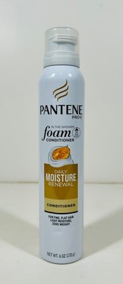 PANTENE In The Shower Daily Moisture Renewal Conditioner, Fine/Flat Hair, 6 oz