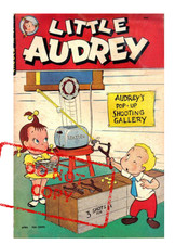 Classic Comic Little Audrey Cover Reproduction Retro Fridge Magnet 4x6