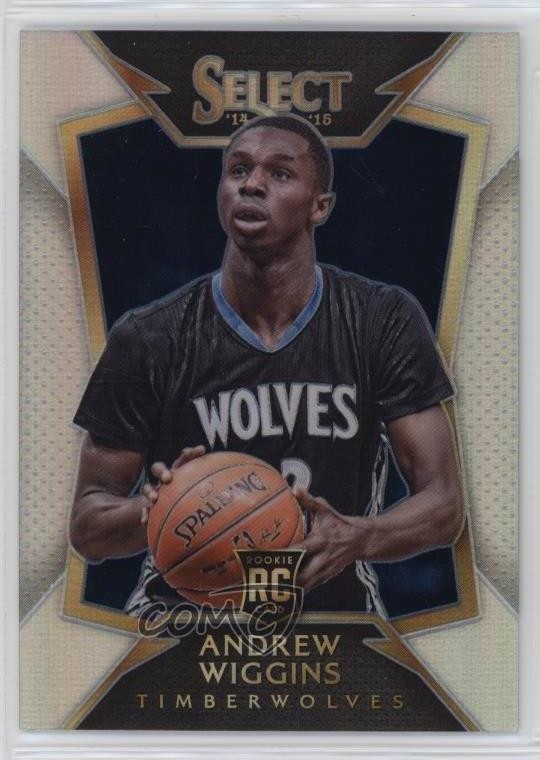 2014-15 Panini Select Concourse Silver Prizm Andrew Wiggins #100 6e0