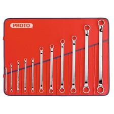 Proto J1100s-m 11 Pc Metric 12-point Box Wrench Set Torqueplus Full Polish