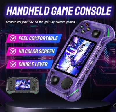 RX6H Handheld Retro Game Console w/128G San Disk SD, US Seller 24 to 72 hr. Ship