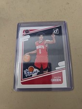 2021-22 JALEN GREEN DONRUSS BASKETBALL THE ROOKIES CARD. HOUSTON ROCKETS.