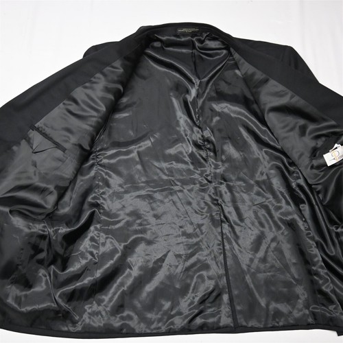 Petrocelli 54R Black Wool Stretch Big Tall Mens Blazer Sport Coat Jacket - Picture 6 of 12