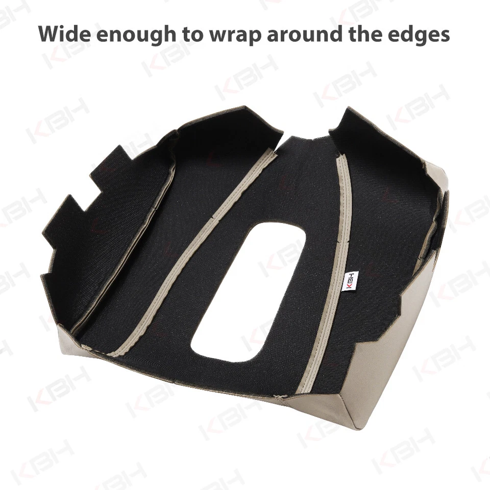 Fit Cadillac Escalade 2015-2020 Center Console Armrest Lid Vinyl Cover Shale Tan - Image 3 of 4