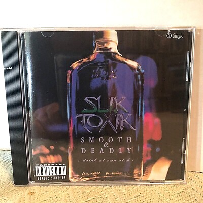 OOP Glam/Hard Rock ! Slik Toxix Maxi Single CD Smooth & Deadly, C2 15781, 1001