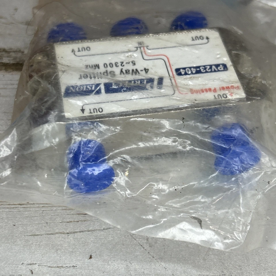 Perfect Vision PV23-404 Port Power Passing 4-Way Splitter 2300 mhz w/ Screws - Image 3 of 4