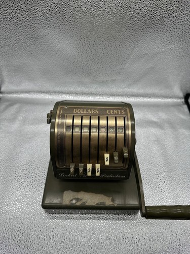 Máquina de estampado de escritor de cheques Paymaster serie X-550 protección bloqueada sin llave - Imagen 4 de 10