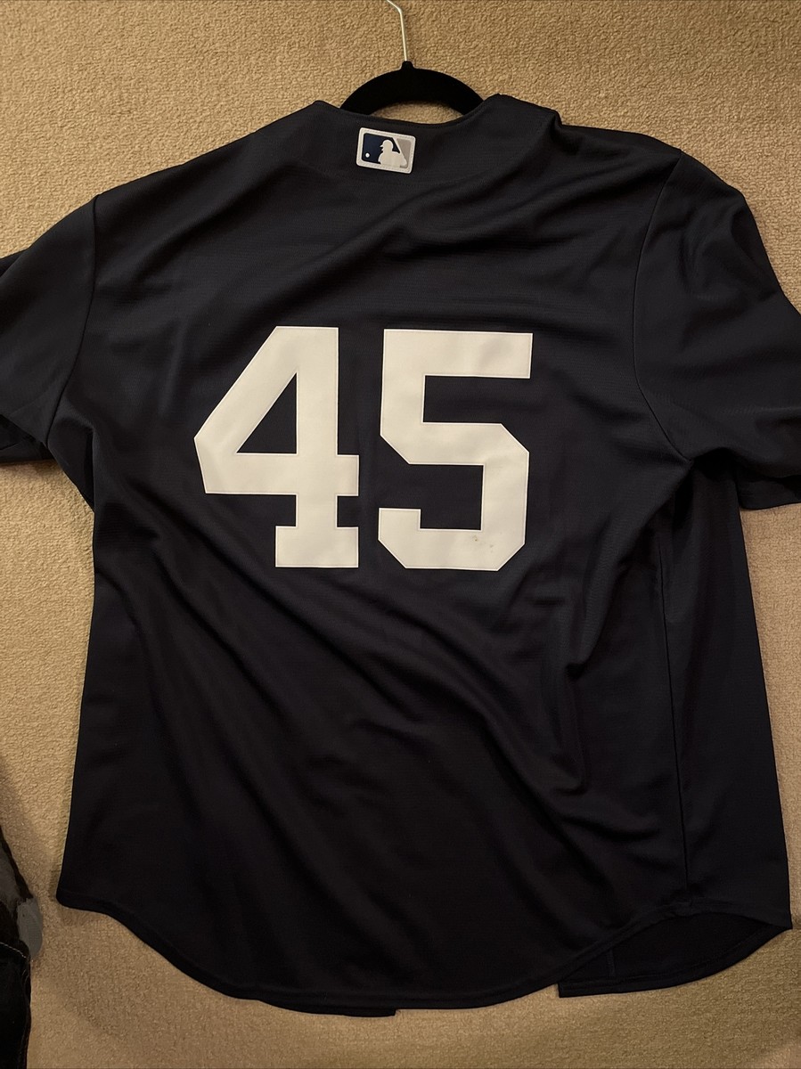100% Authentic Yankees Gerrit Cole Nike Navy Alternate Player