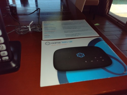 Ooma Telo Free Home Phone Service VoIP Phone - Black, Used + Three Phones - Afbeelding 7 van 7