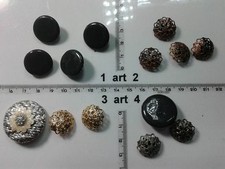 1 lotto bottoni gioiello smalti pietre vetro murrine buttons boutons vintage g3
