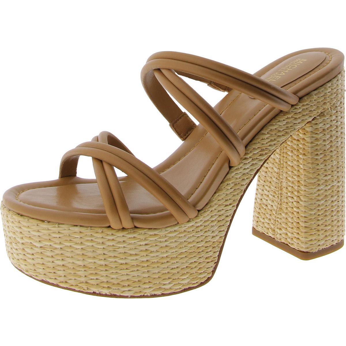 MICHAEL Michael Kors Женские босоножки на коричневой платформе CORRINE PLATFORM BHFO 9228