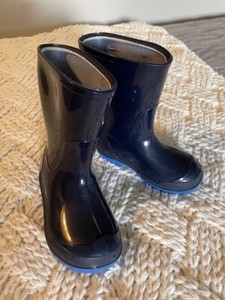 Canada Rubber Toddler Rain Boots Navy/Blue size 5-6