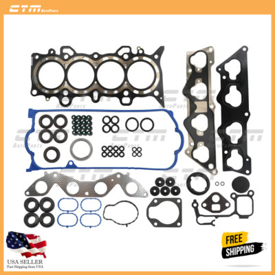 Head Gasket Set MLS Fit 01-05 Honda Civic DX LX 1.7L SOHC 16v VTEC D17A1