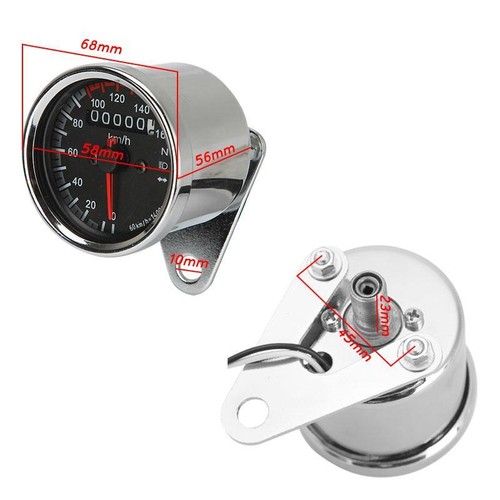 12V Speedometer Tachometer Speed Gauge For Honda Shadow Spirit VLX 600 750 1100 - Picture 6 of 12