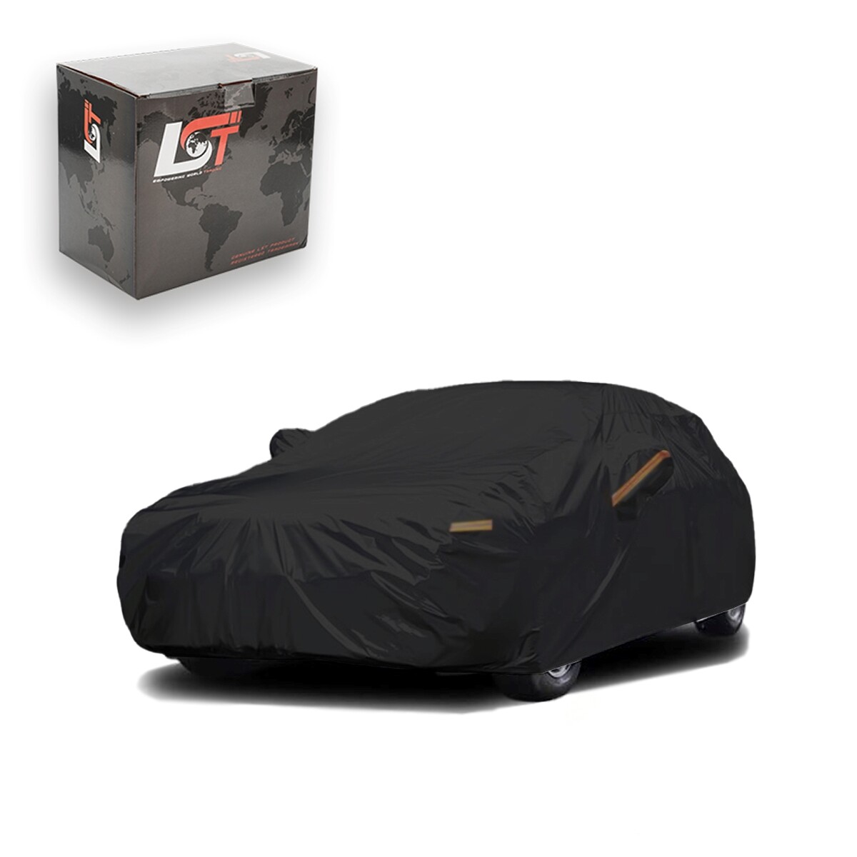 Waterproof Car Cover Full Garage UV Protection Cover Black XXL