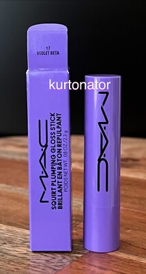 MAC Squirt VIOLET BETA Plumping Gloss Stick 0.08 oz