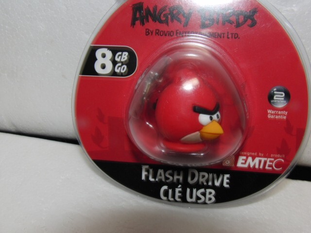 Memoria USB Emtec Angry Birds 8 GB Go Red Bird Cle' NUEVA, imagen 6