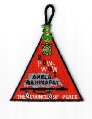 Boy Scout OA 232 Akela Wahinapay Lodge 2001 Pow Wow Patch
