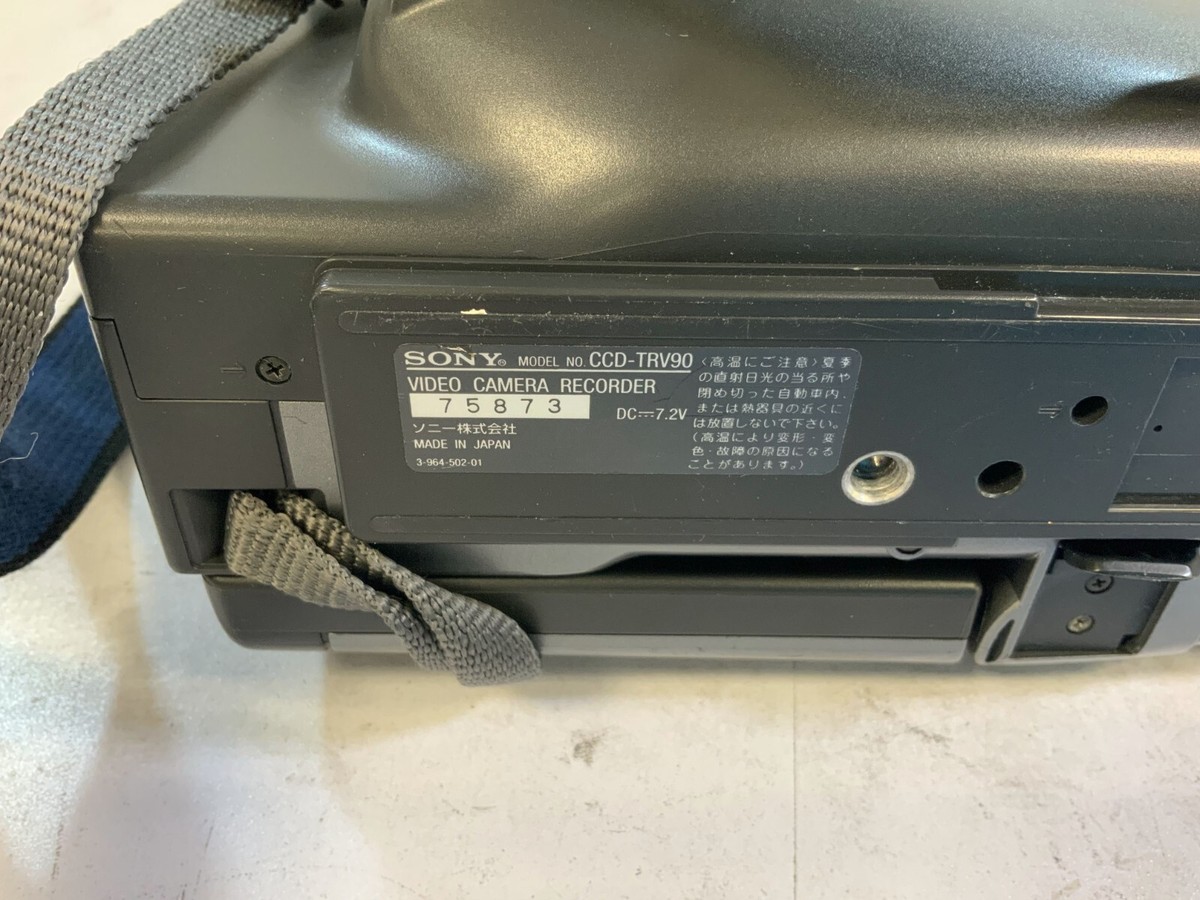 SONY VideoHi8  Handycam  CCD-TRV90  ⑤ Sony CCD-TRV99 Hi-8 Camcorder w/Night Shot, Light, 2X batts