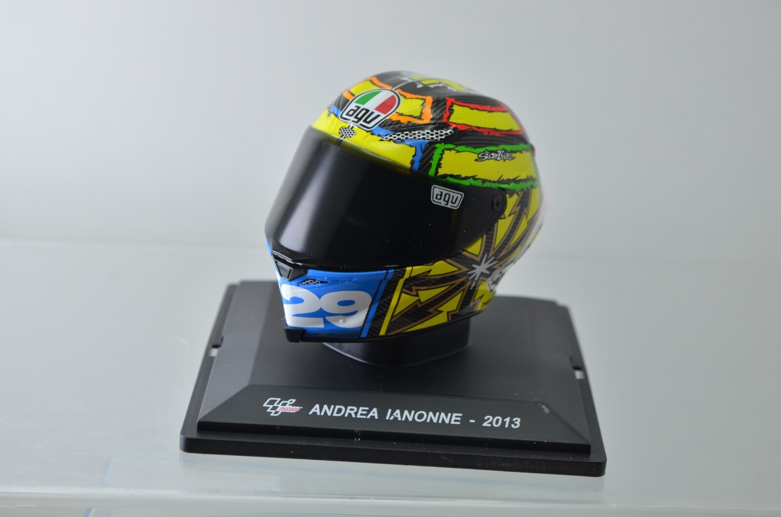 Casque MotoGP Racing Spirit Altaya - Échelle 1/5 - Occasion