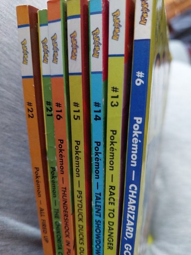 Pokemon 7 book lot by Tracey West Scholastic Paperbacks # 6 13 14 15 16 21 & 22 - Picture 2 of 11