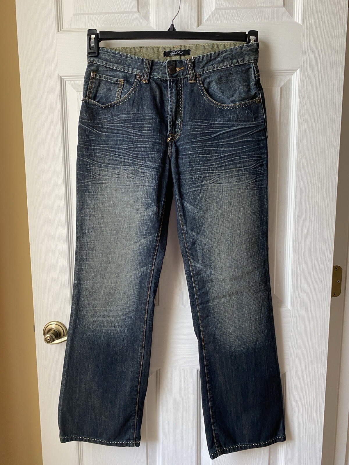 Y2K Marc Ecko Grunge Skate Hip Hop Baggy Bootcut Jeans 30x30