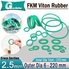 Metric O-Rings 2.5mm Cross Section 1mm-215mm ID - Oring Oil Resistant Seals