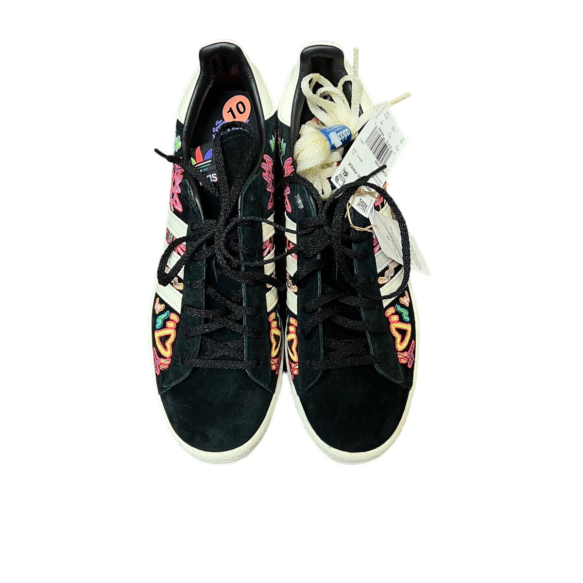 adidas Originals Campus 80s Pride Shoes Sneakers Black adidas Originals Campus 80s Pride Shoes Sneakers Black