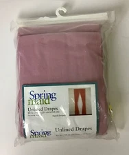 SPRING MAID 2 PANEL UNLINED DRAPES 80'' x 84''