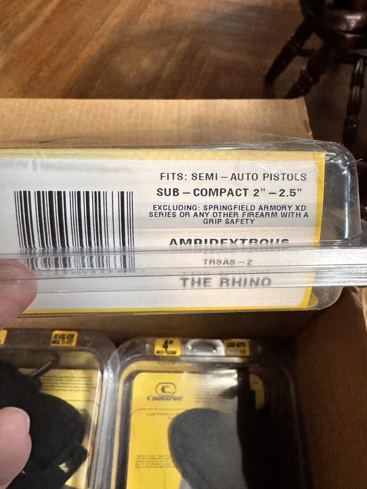  concealed Carry Holster, crossfire rhino low profile ambidex semi sub XD SIG - Image 2 of 4