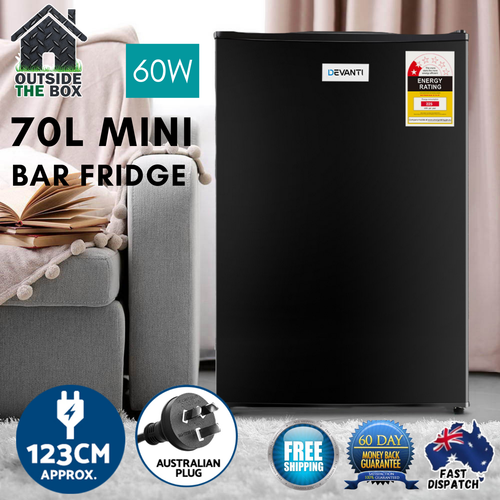 devanti 70l fridge