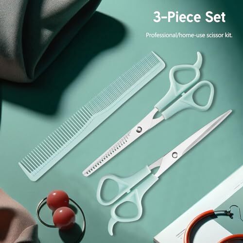 Professional Hair Cutting Scissors Hair Thinning Shears with Comb for Barbers - Picture 2 of 7