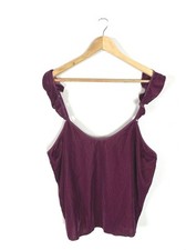 Victoria  s Secret Purple Red Velvet Tank, Size L, NWT