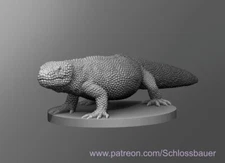 Gila Komodo Lizard Monster Manual 28mm Scale DND D&D Tabletop Miniature SB