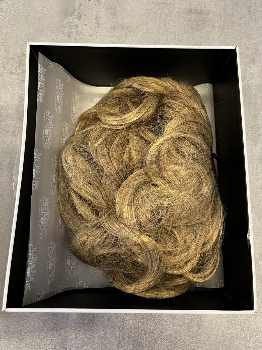 Easilocks HD Fibre Power Hair Piece Scrunchie Bun Pearl Oak eBay