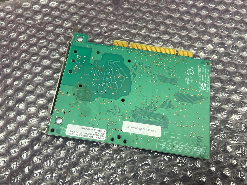 US Robotics Dual-Port RJ11 56K V.92 PCI Pro Modem Card P/N: 64-005610-02 - Image 4 of 4