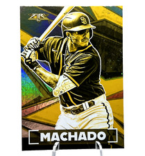 2021 Topps Fire Gold Minted parallel #187 Manny Machado San Diego Padres