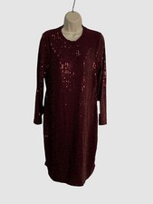 $69 B Darlin Women's Red Embellished Bodycon Dress Plus Size 1X