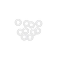 Silicone O-Rings 5mm OD 2mm ID 1.5mm Width, Seal Gasket White 10Pcs 