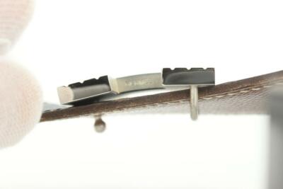 Hermès Black x Silver Reversible H Logo Cadena Belt Kit 852633 Hermès Black x Silver Reversible H Logo Cadena Belt Kit  main image 4