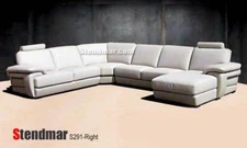 4PC NEW Modern Leather Sectional Sofa Set S291 (Custom Options)