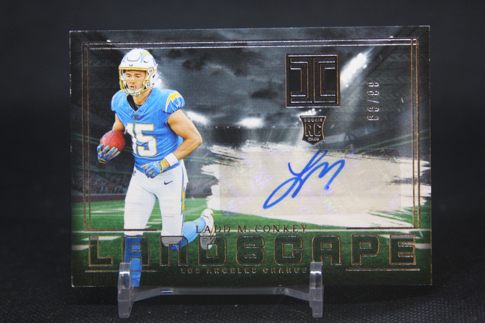 2024 Panini Impeccable Ladd McConkey Rookie Landscape Auto 88/99