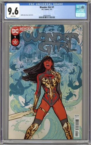 Wonder Girl #1 (2021) CGC 9.6 NM+ WHITE pages Joelle Jones