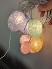 1 set of 10 Crystal Pastel Easter Egg String Lights Melted Popcorn  — photo 4