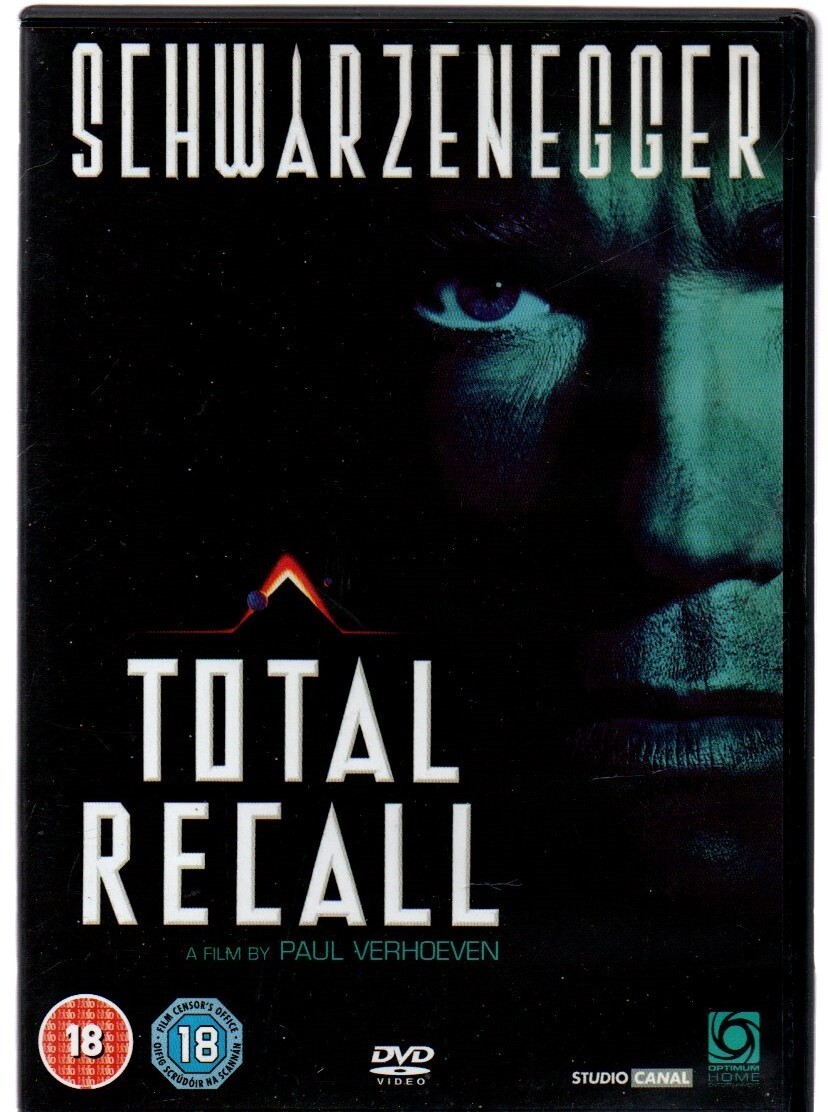 Total Recall (DVD 2001) Arnold Schwarzenegger 1990 movie