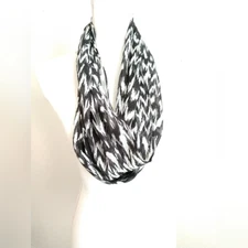 Black White Abstract Infinity Scarf Circle Loop Scarf Kohl's