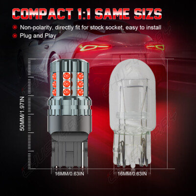 7443 LED Brake Light Taillight Bulb Fit Lexus ES300 ES350 GS300