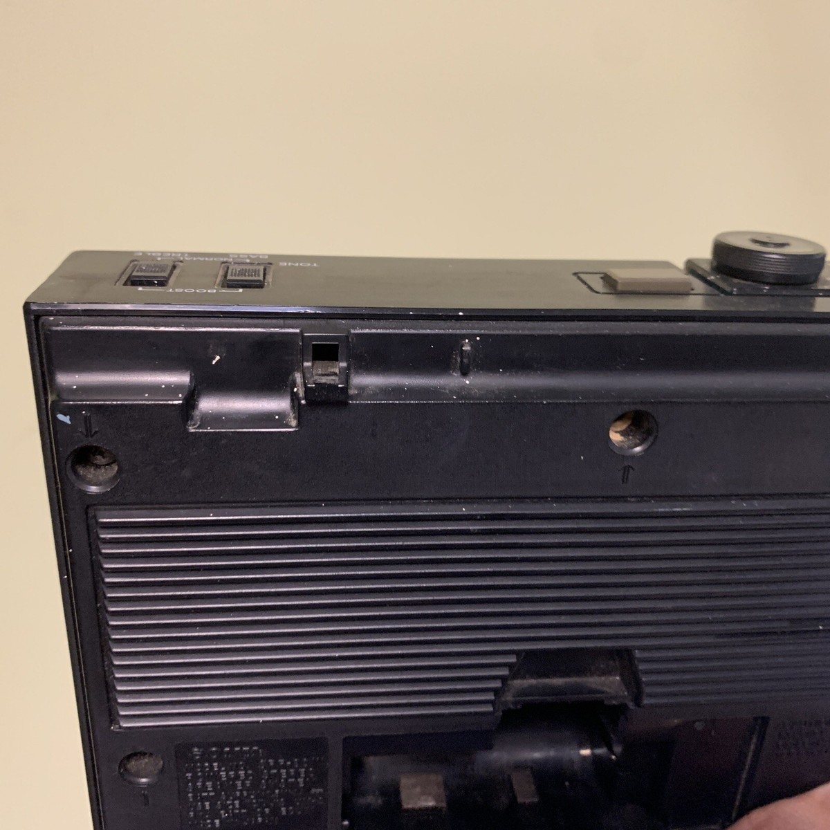 Vintage Sony SRF-80W Stereo Speaker Boombox with Removable AM / FM