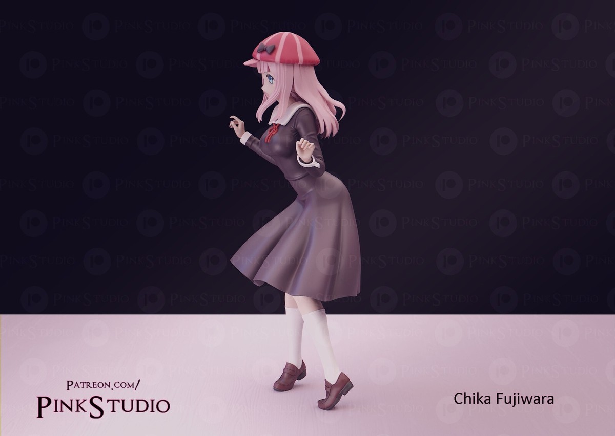 1/12, 1/10, 1/8th or 1/6th Scale Pink Studio's Chika Fujiwara