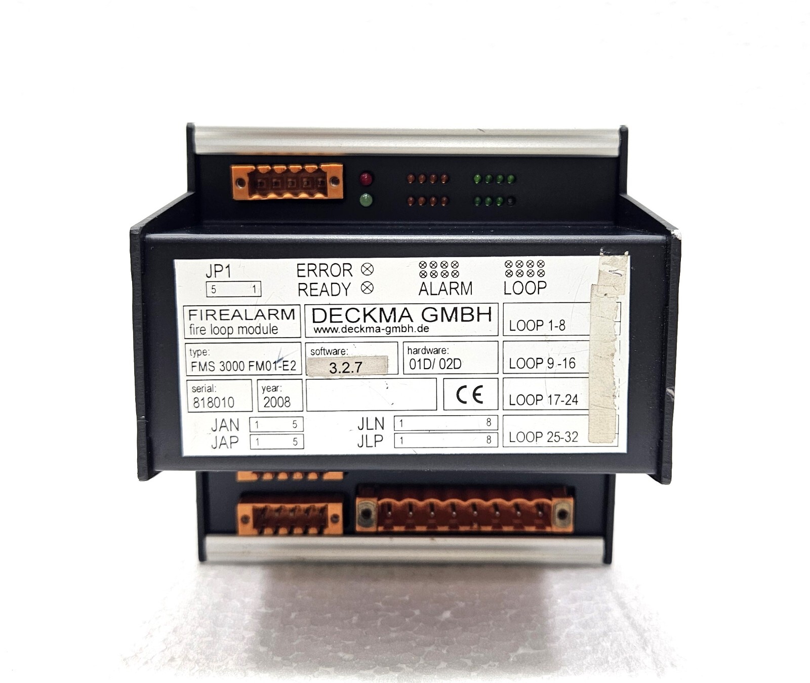 DECKMA GMBH FMS 3000 FIRE LOOP MODULE FMS 3000 FM01-E2